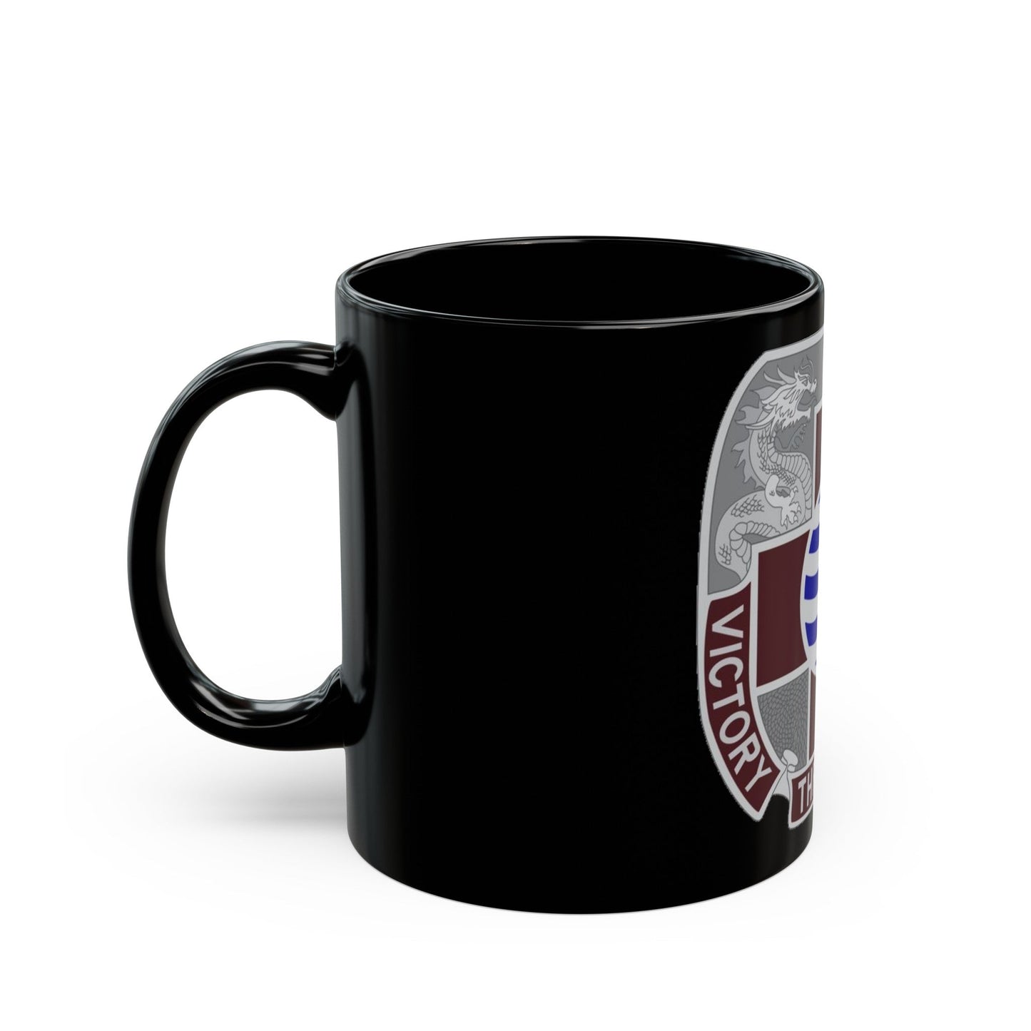 MEDDAC Korea US (U.S. Army) Black Coffee Mug-The Sticker Space