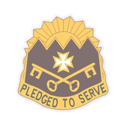 MEDDAC Sierra Depot US (U.S. Army) STICKER Vinyl Kiss-Cut Decal 2 Inch Transparent - The Sticker Space