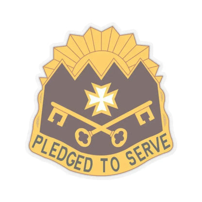 MEDDAC Sierra Depot US (U.S. Army) STICKER Vinyl Kiss-Cut Decal 3 Inch Transparent - The Sticker Space