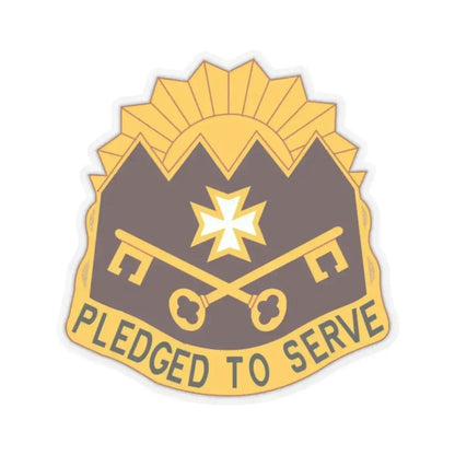 MEDDAC Sierra Depot US (U.S. Army) STICKER Vinyl Kiss-Cut Decal 4 Inch Transparent - The Sticker Space