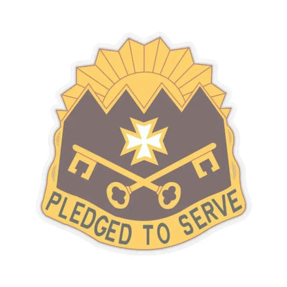 MEDDAC Sierra Depot US (U.S. Army) STICKER Vinyl Kiss-Cut Decal 6 Inch Transparent - The Sticker Space