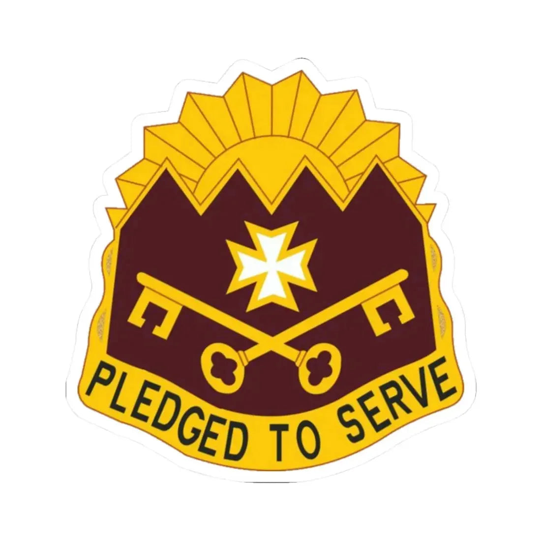 MEDDAC Sierra Depot US (U.S. Army) STICKER Vinyl Kiss-Cut Decal - The Sticker Space