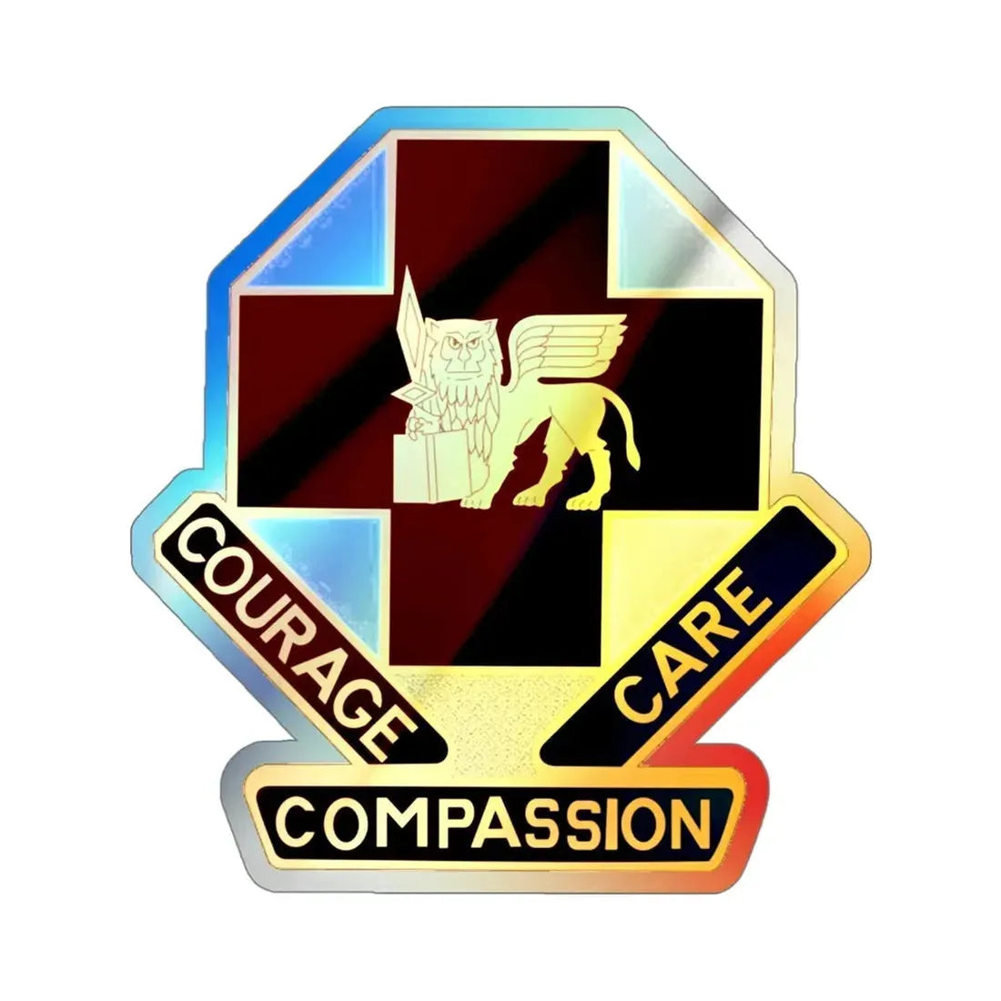 MEDDAC Vicenza (U.S. Army) Holographic STICKER Die-Cut Vinyl Decal - The Sticker Space