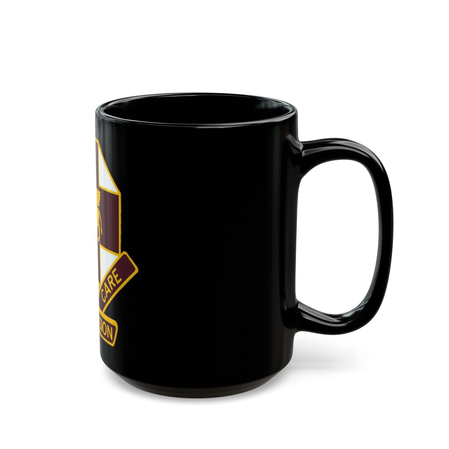 MEDDAC Vicenza US (U.S. Army) Black Coffee Mug-The Sticker Space