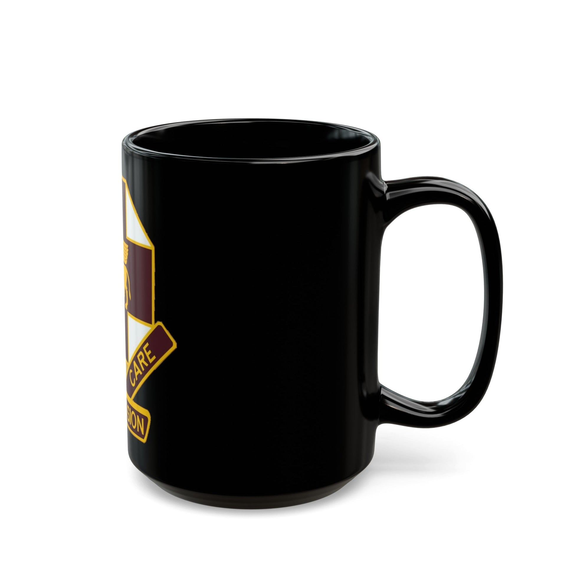 MEDDAC Vicenza US (U.S. Army) Black Coffee Mug-The Sticker Space