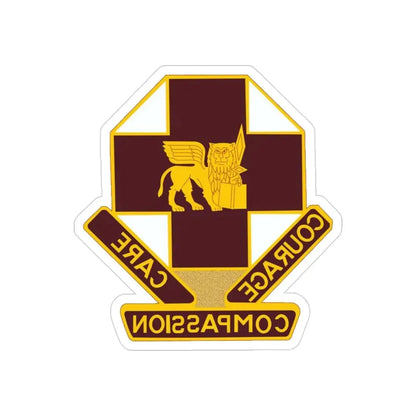 MEDDAC Vicenza US (U.S. Army) REVERSE PRINT Transparent Die-Cut STICKER - The Sticker Space