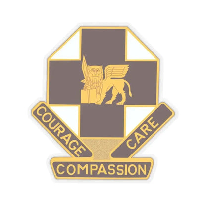 MEDDAC Vicenza US (U.S. Army) STICKER Vinyl Kiss-Cut Decal 4 Inch Transparent - The Sticker Space