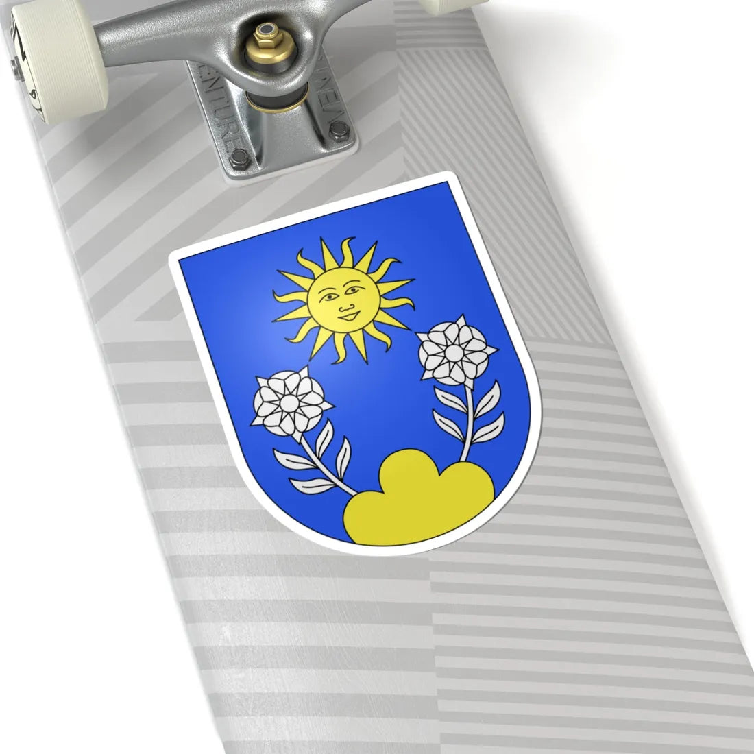 Medeglia-coat of arms (Switzerland) (Coat of Arms) STICKER Vinyl Kiss-Cut Decal - The Sticker Space