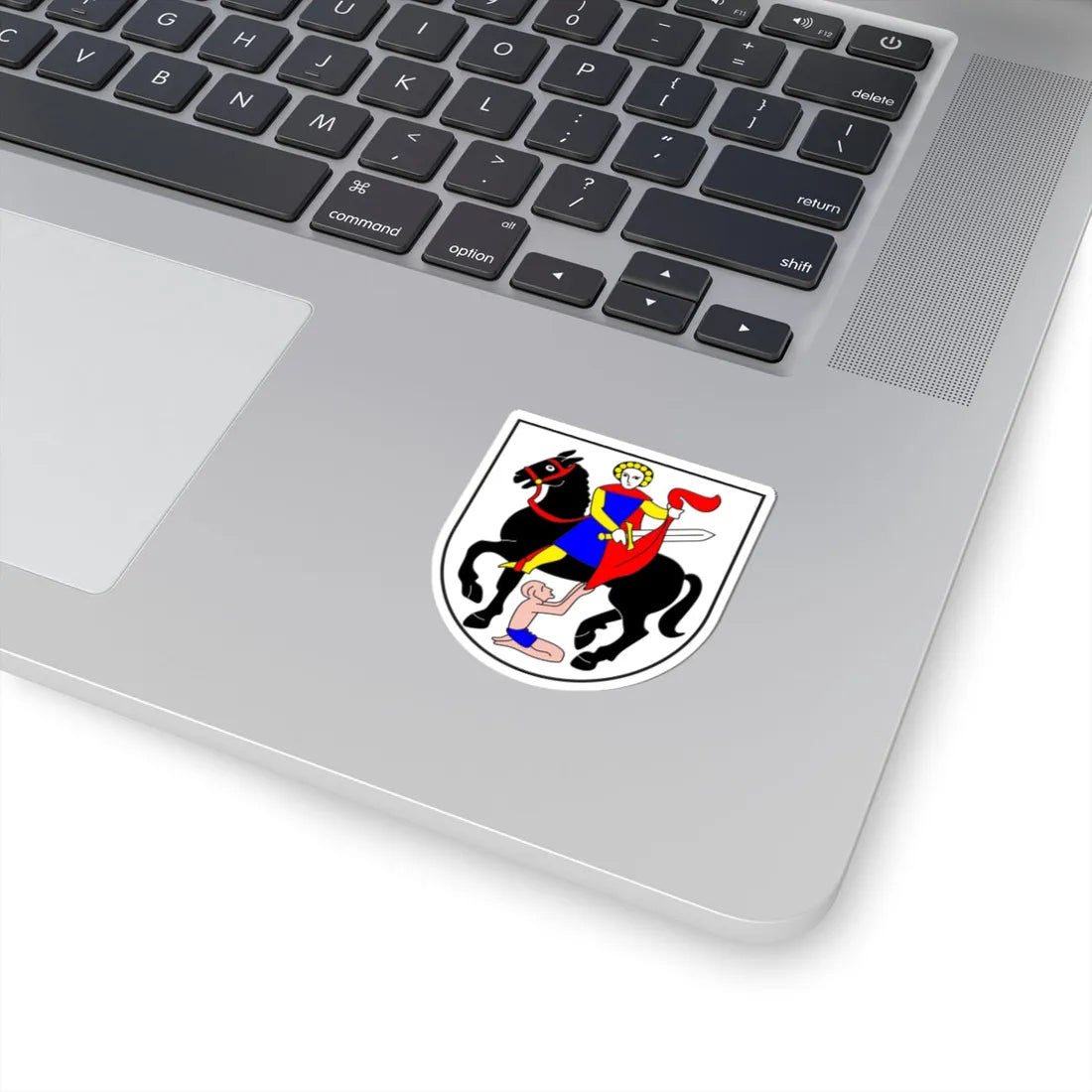 Medel Lucmagn wappen (Switzerland) (Coat of Arms) STICKER Vinyl Kiss-Cut Decal - The Sticker Space