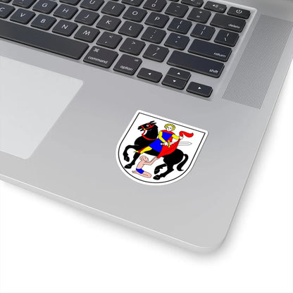 Medel Lucmagn wappen (Switzerland) (Coat of Arms) STICKER Vinyl Kiss-Cut Decal - The Sticker Space