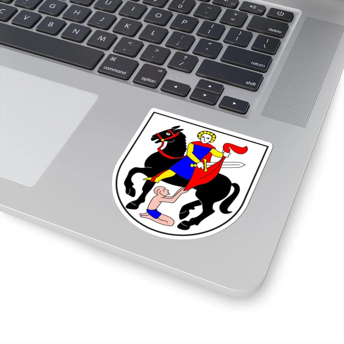 Medel Lucmagn wappen (Switzerland) (Coat of Arms) STICKER Vinyl Kiss-Cut Decal - The Sticker Space