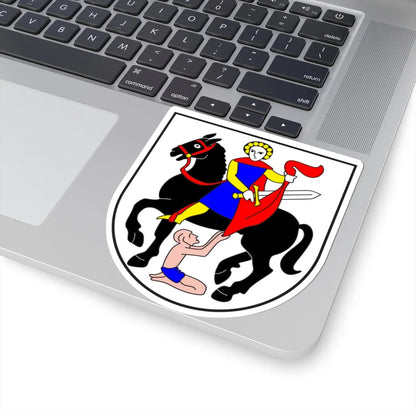 Medel Lucmagn wappen (Switzerland) (Coat of Arms) STICKER Vinyl Kiss-Cut Decal - The Sticker Space