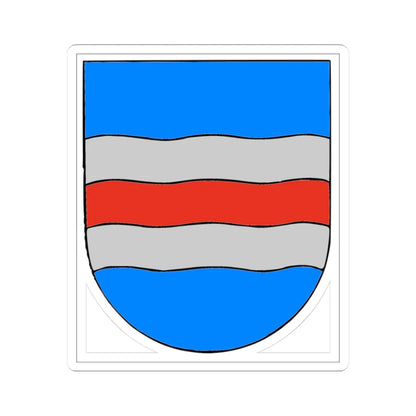 Medelpad coat of arms (Sweden) (Coat of Arms) STICKER Vinyl Kiss-Cut Decal 3 Inch White - The Sticker Space