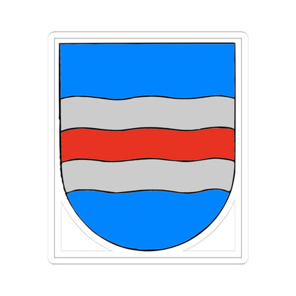 Medelpad coat of arms (Sweden) (Coat of Arms) STICKER Vinyl Kiss-Cut Decal 4 Inch White - The Sticker Space