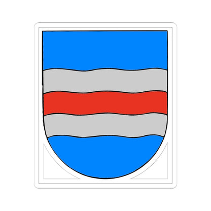 Medelpad coat of arms (Sweden) (Coat of Arms) STICKER Vinyl Kiss-Cut Decal 6 Inch White - The Sticker Space