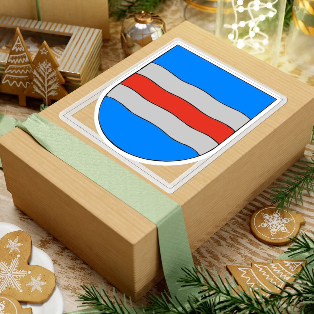 Medelpad coat of arms (Sweden) (Coat of Arms) STICKER Vinyl Kiss-Cut Decal - The Sticker Space