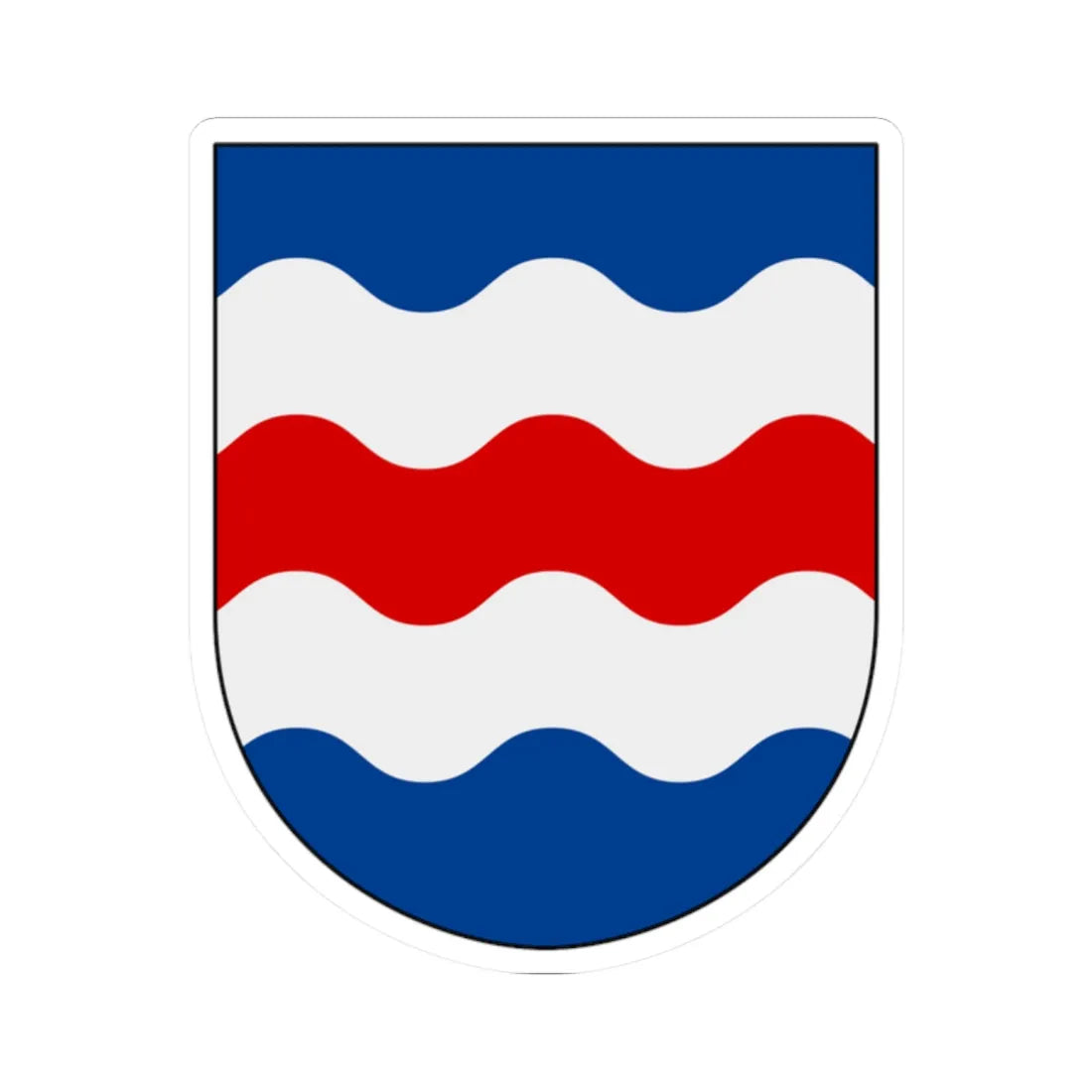 Medelpad vapen (Sweden) (Coat of Arms) STICKER Vinyl Kiss-Cut Decal 2 Inch White - The Sticker Space