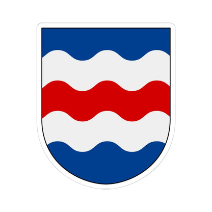 Medelpad vapen (Sweden) (Coat of Arms) STICKER Vinyl Kiss-Cut Decal 4 Inch White - The Sticker Space