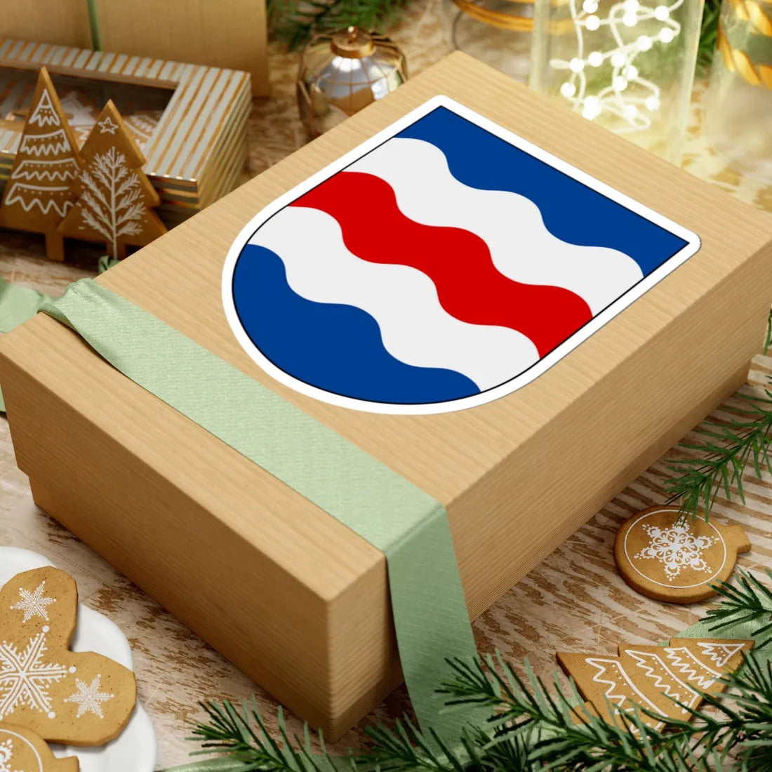 Medelpad vapen (Sweden) (Coat of Arms) STICKER Vinyl Kiss-Cut Decal - The Sticker Space