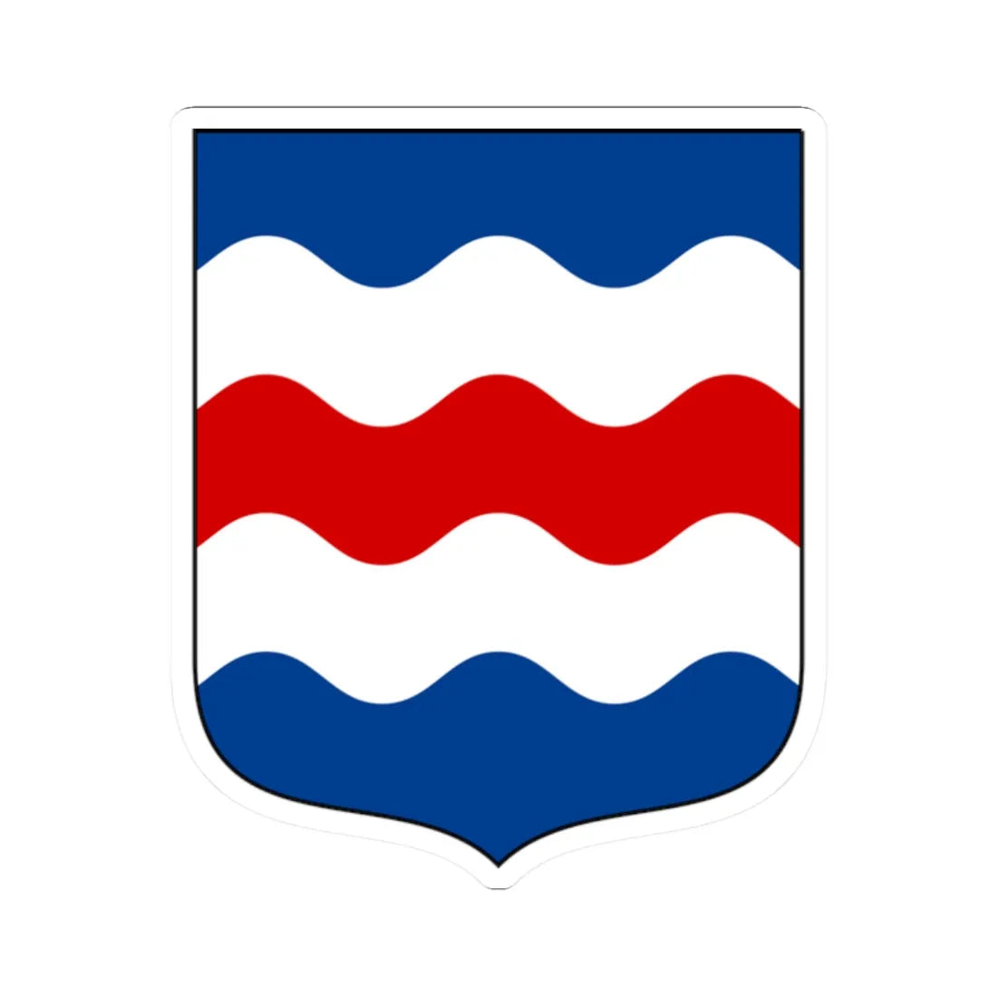 Medelpads vapen (Sweden) (Coat of Arms) STICKER Vinyl Kiss-Cut Decal 2 Inch White - The Sticker Space