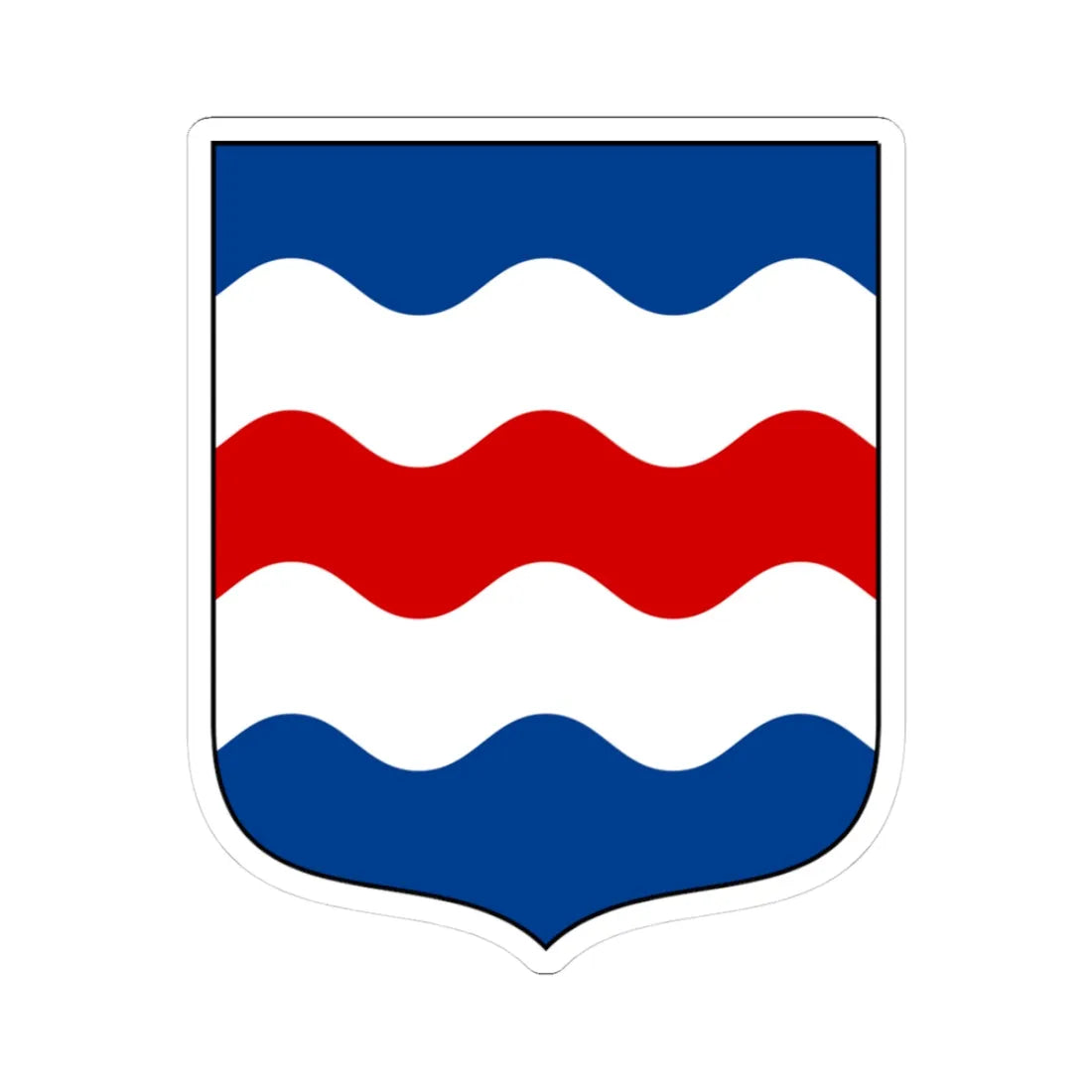 Medelpads vapen (Sweden) (Coat of Arms) STICKER Vinyl Kiss-Cut Decal 3 Inch White - The Sticker Space