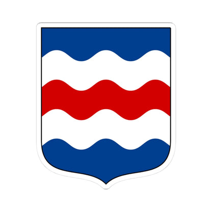 Medelpads vapen (Sweden) (Coat of Arms) STICKER Vinyl Kiss-Cut Decal 3 Inch White - The Sticker Space