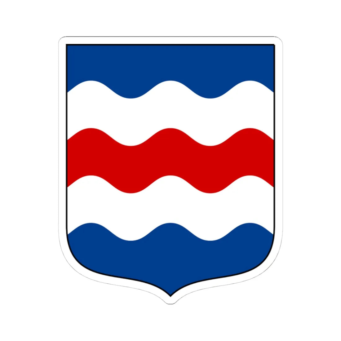 Medelpads vapen (Sweden) (Coat of Arms) STICKER Vinyl Kiss-Cut Decal 4 Inch White - The Sticker Space