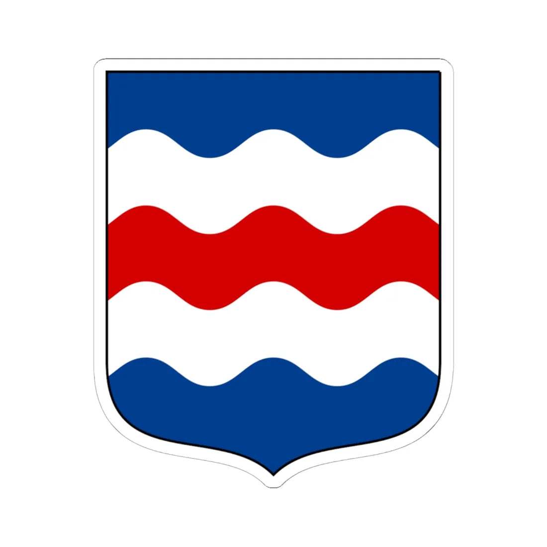 Medelpads vapen (Sweden) (Coat of Arms) STICKER Vinyl Kiss-Cut Decal 6 Inch White - The Sticker Space