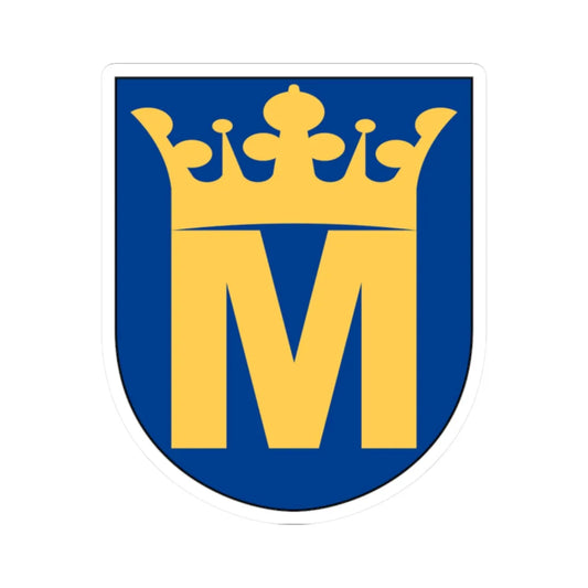 Medelstad vapen (Sweden) (Coat of Arms) STICKER Vinyl Kiss-Cut Decal 2 Inch White - The Sticker Space