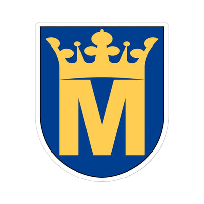 Medelstad vapen (Sweden) (Coat of Arms) STICKER Vinyl Kiss-Cut Decal 6 Inch White - The Sticker Space
