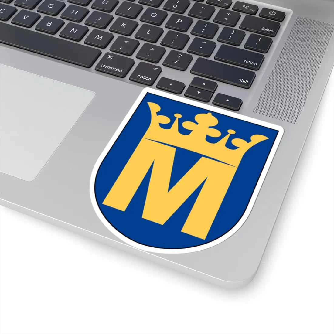 Medelstad vapen (Sweden) (Coat of Arms) STICKER Vinyl Kiss-Cut Decal - The Sticker Space