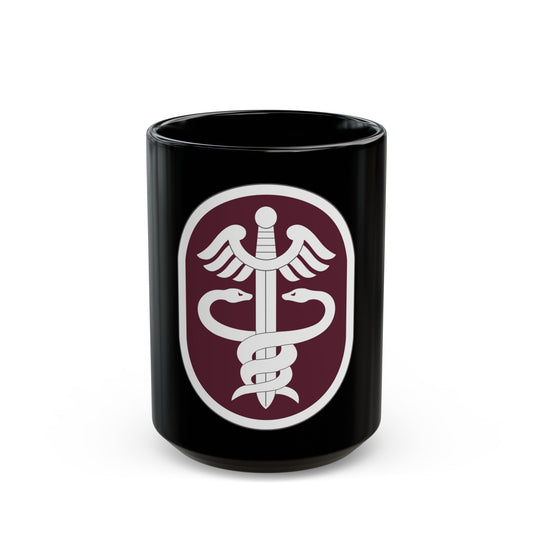 Medical Command 2 (U.S. Army) Black Coffee Mug-15oz-The Sticker Space