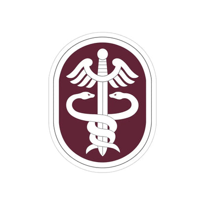 Medical Command 2 (U.S. Army) REVERSE PRINT Transparent Die-Cut STICKER - The Sticker Space