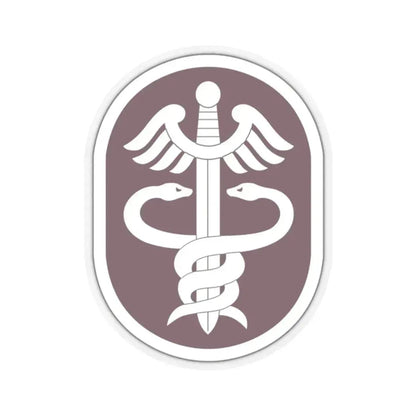Medical Command 2 (U.S. Army) STICKER Vinyl Kiss-Cut Decal 2 Inch Transparent - The Sticker Space
