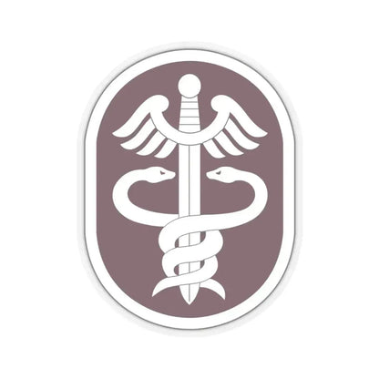 Medical Command 2 (U.S. Army) STICKER Vinyl Kiss-Cut Decal 3 Inch Transparent - The Sticker Space