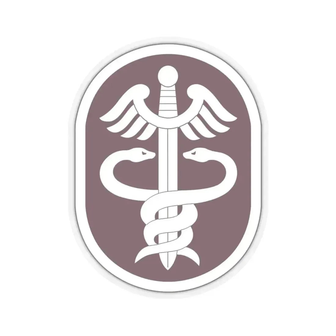 Medical Command 2 (U.S. Army) STICKER Vinyl Kiss-Cut Decal 4 Inch Transparent - The Sticker Space