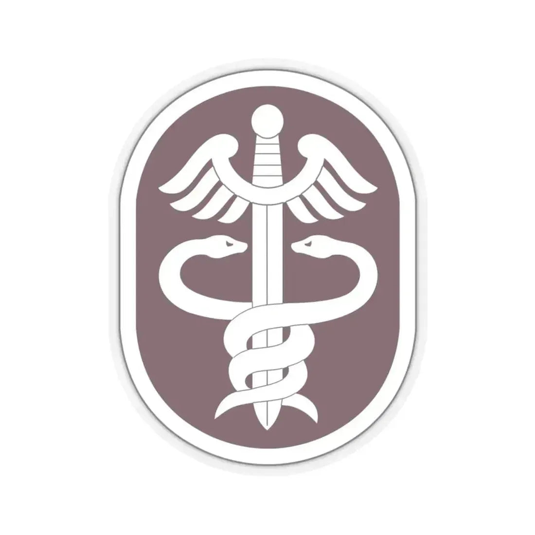 Medical Command 2 (U.S. Army) STICKER Vinyl Kiss-Cut Decal 6 Inch Transparent - The Sticker Space