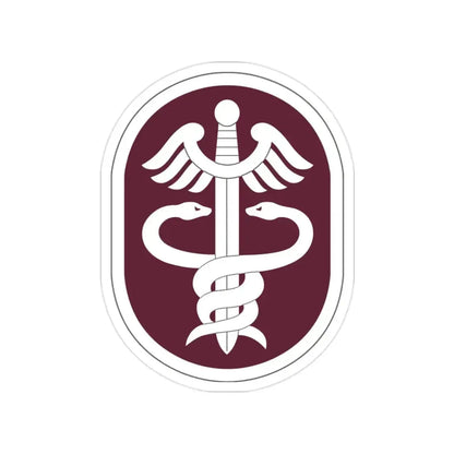 Medical Command 2 (U.S. Army) Transparent STICKER Die-Cut Vinyl Decal 2 Inch - The Sticker Space