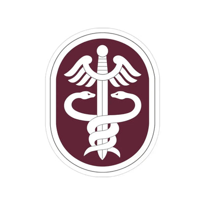 Medical Command 2 (U.S. Army) Transparent STICKER Die-Cut Vinyl Decal 3 Inch - The Sticker Space