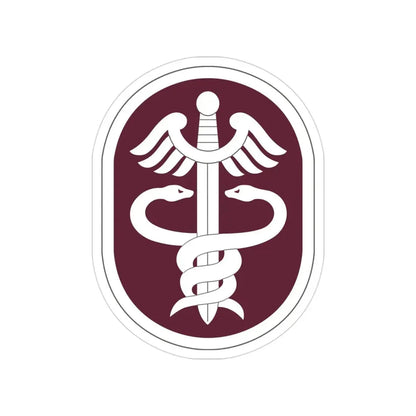 Medical Command 2 (U.S. Army) Transparent STICKER Die-Cut Vinyl Decal 3 Inch - The Sticker Space