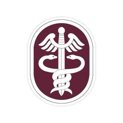 Medical Command 2 (U.S. Army) Transparent STICKER Die-Cut Vinyl Decal 4 Inch - The Sticker Space