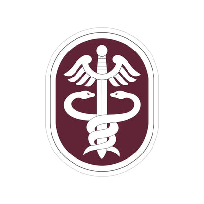 Medical Command 2 (U.S. Army) Transparent STICKER Die-Cut Vinyl Decal 5 Inch - The Sticker Space