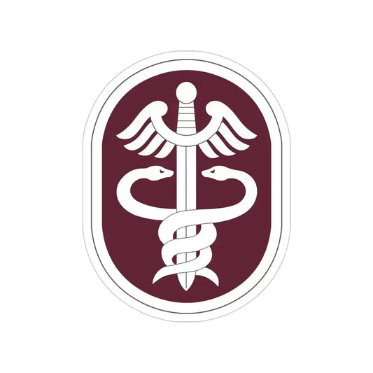 Medical Command 2 (U.S. Army) Transparent STICKER Die-Cut Vinyl Decal 6 Inch - The Sticker Space