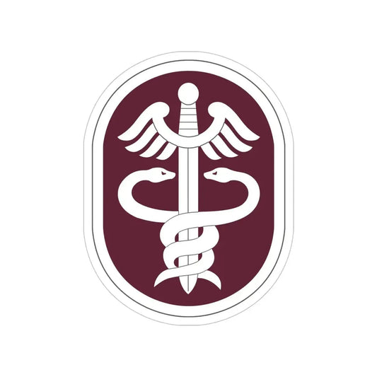 Medical Command 2 (U.S. Army) Transparent STICKER Die-Cut Vinyl Decal 6 Inch - The Sticker Space