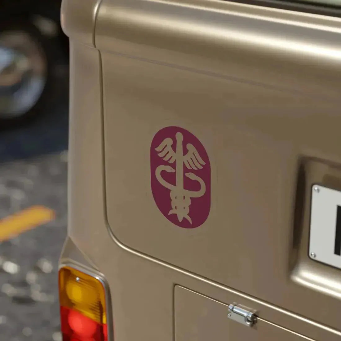 Medical Command 2 (U.S. Army) Transparent STICKER Die-Cut Vinyl Decal - The Sticker Space