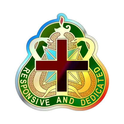 Medical Command 3 (U.S. Army) Holographic STICKER Die-Cut Vinyl Decal - The Sticker Space