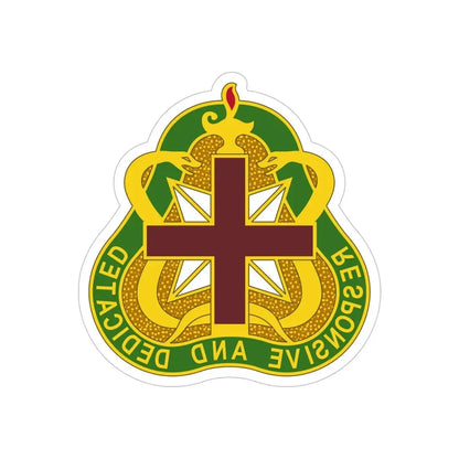 Medical Command 3 (U.S. Army) REVERSE PRINT Transparent Die-Cut STICKER - The Sticker Space