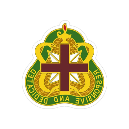 Medical Command 3 (U.S. Army) REVERSE PRINT Transparent Die-Cut STICKER - The Sticker Space