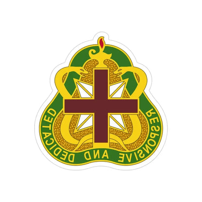 Medical Command 3 (U.S. Army) REVERSE PRINT Transparent Die-Cut STICKER - The Sticker Space