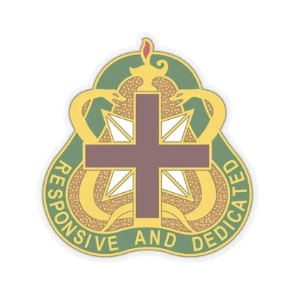 Medical Command 3 (U.S. Army) STICKER Vinyl Kiss-Cut Decal 3 Inch Transparent - The Sticker Space